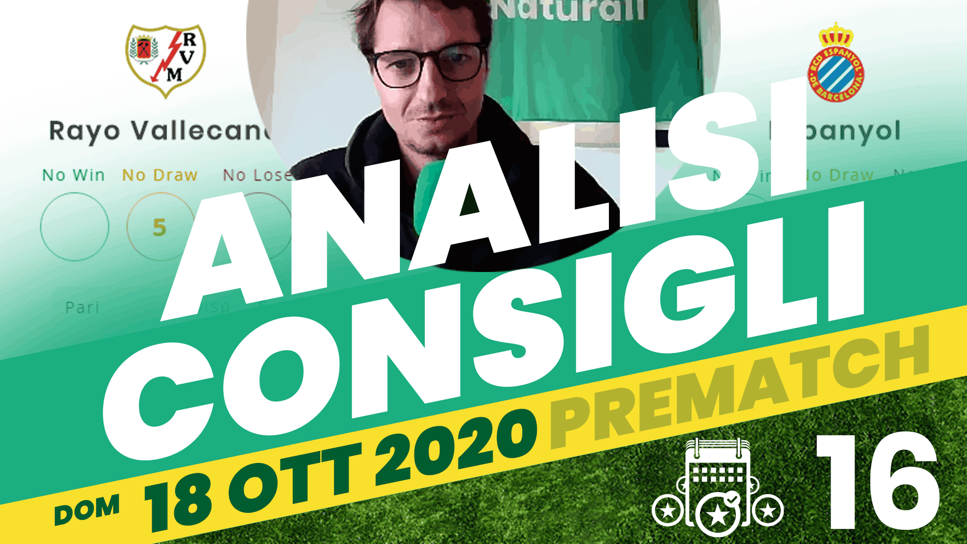 Pronostici Naturali Social YouTube Analisi Pre Partite Domenica 18 Ott 2020