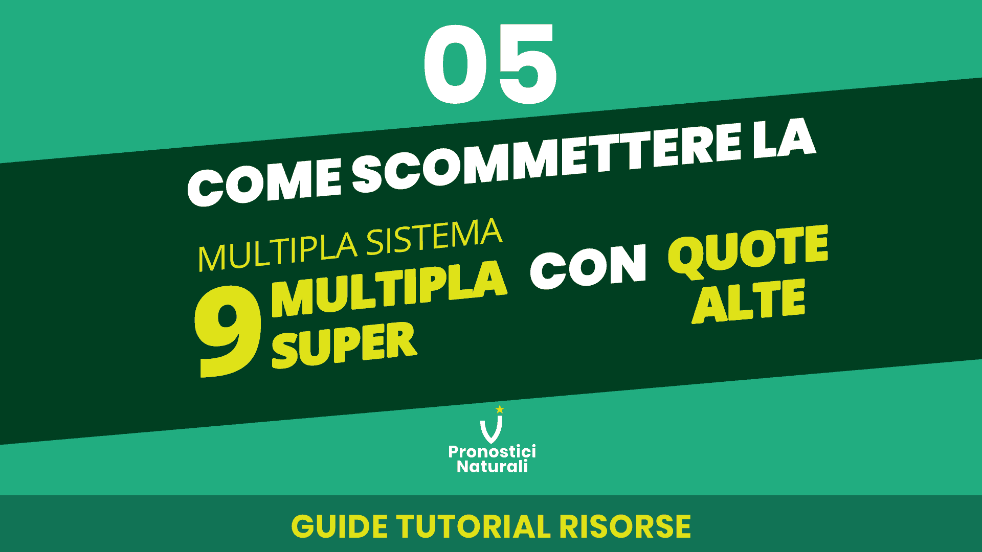 Pronostici Naturali Social YouTube Guida Betting 05 SuperMultipla9 Quote Alte 001