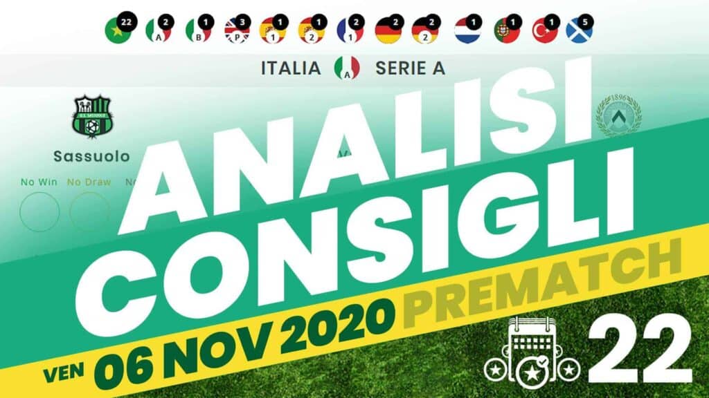 Pronostici Naturali Analisi Pre Partite Betting Scommesse Venerdii 6 Nov 2020