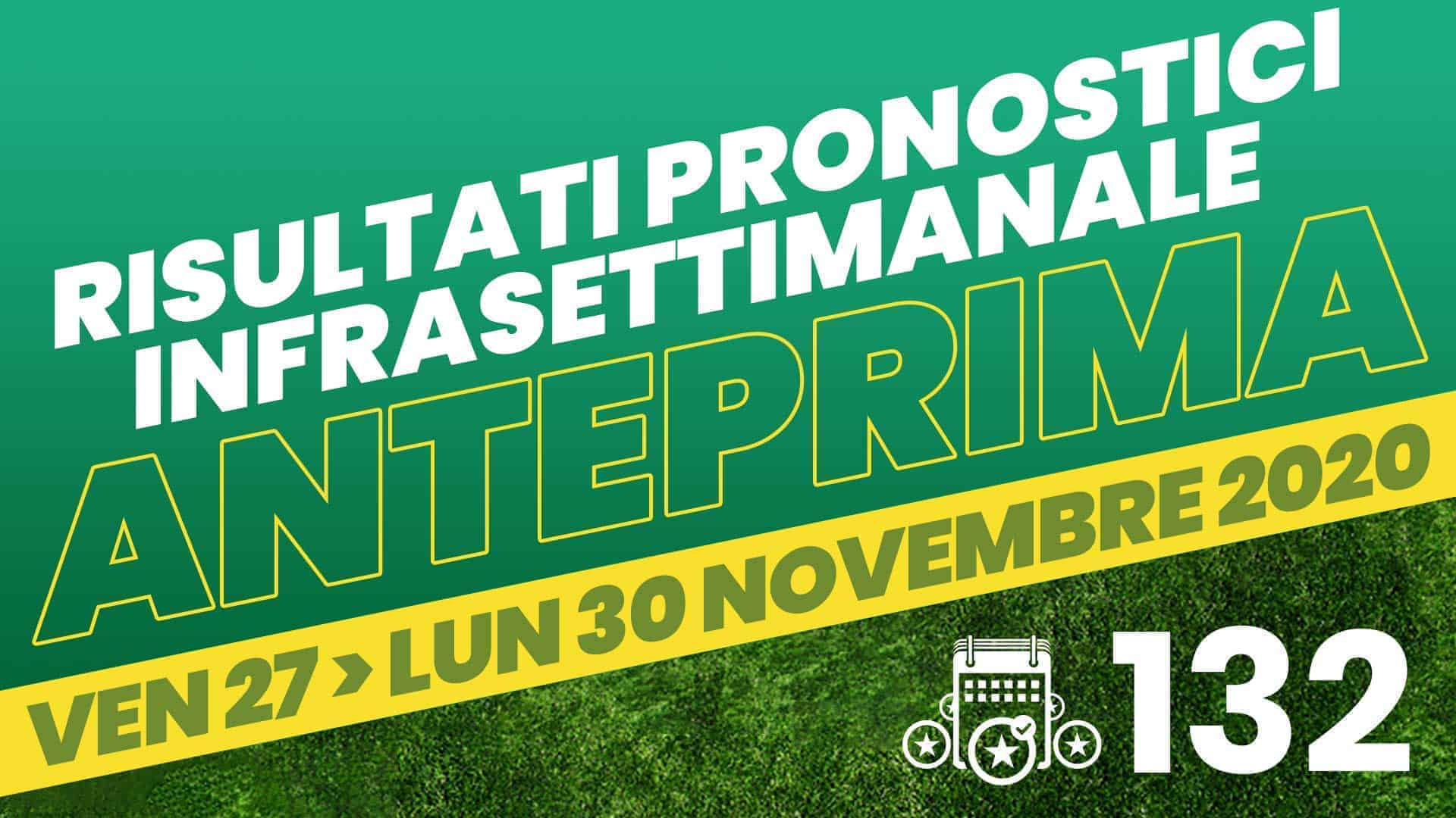 Pronostici Naturali Risultati Infrasettimanale Anteprima Betting Scommesse 27-30 Novembre 2020