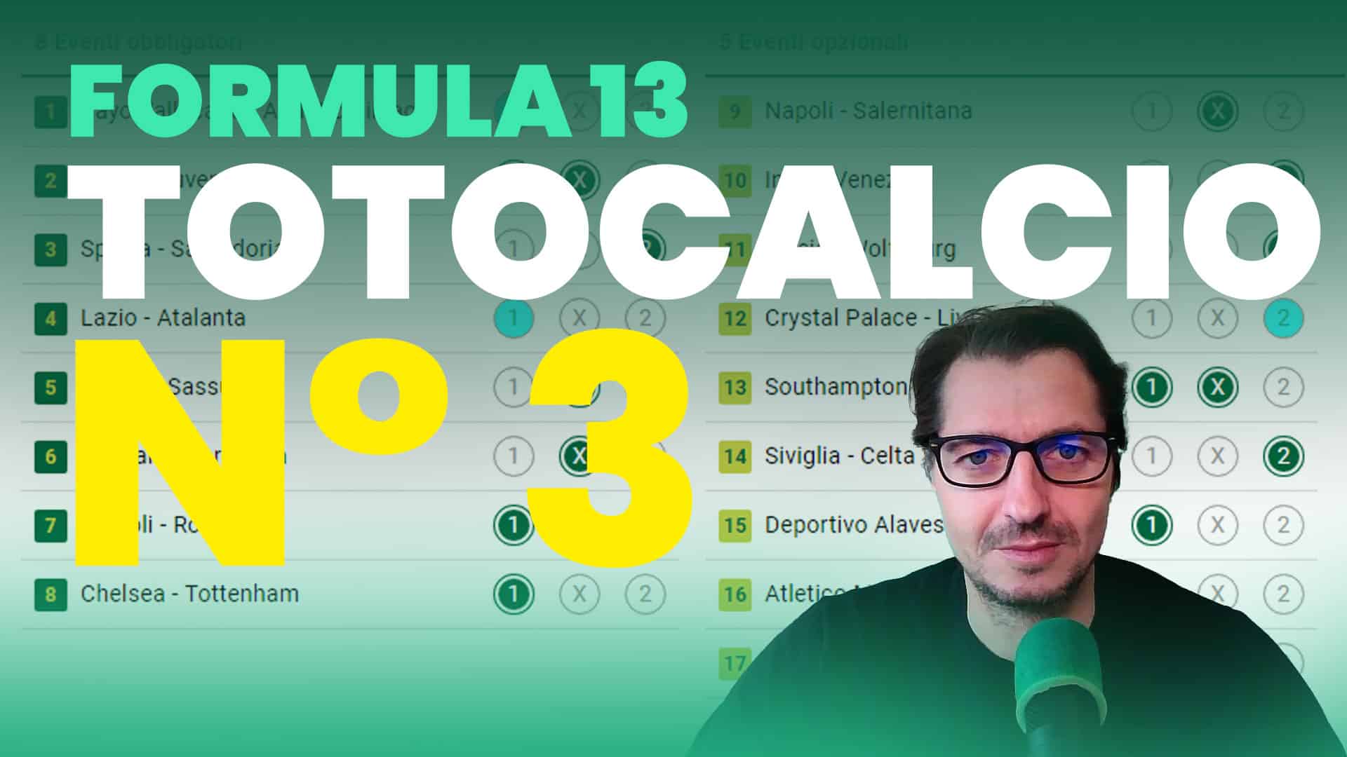 Pronostici Naturali Video Totocalcio Risultati Partite Concorso 03