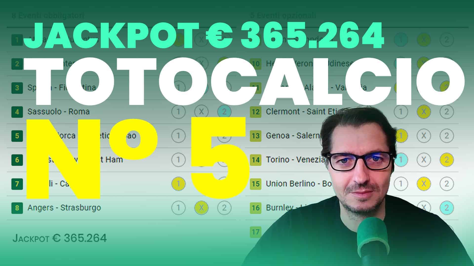 Pronostici Naturali Video Totocalcio Pre Partite Concorso 05