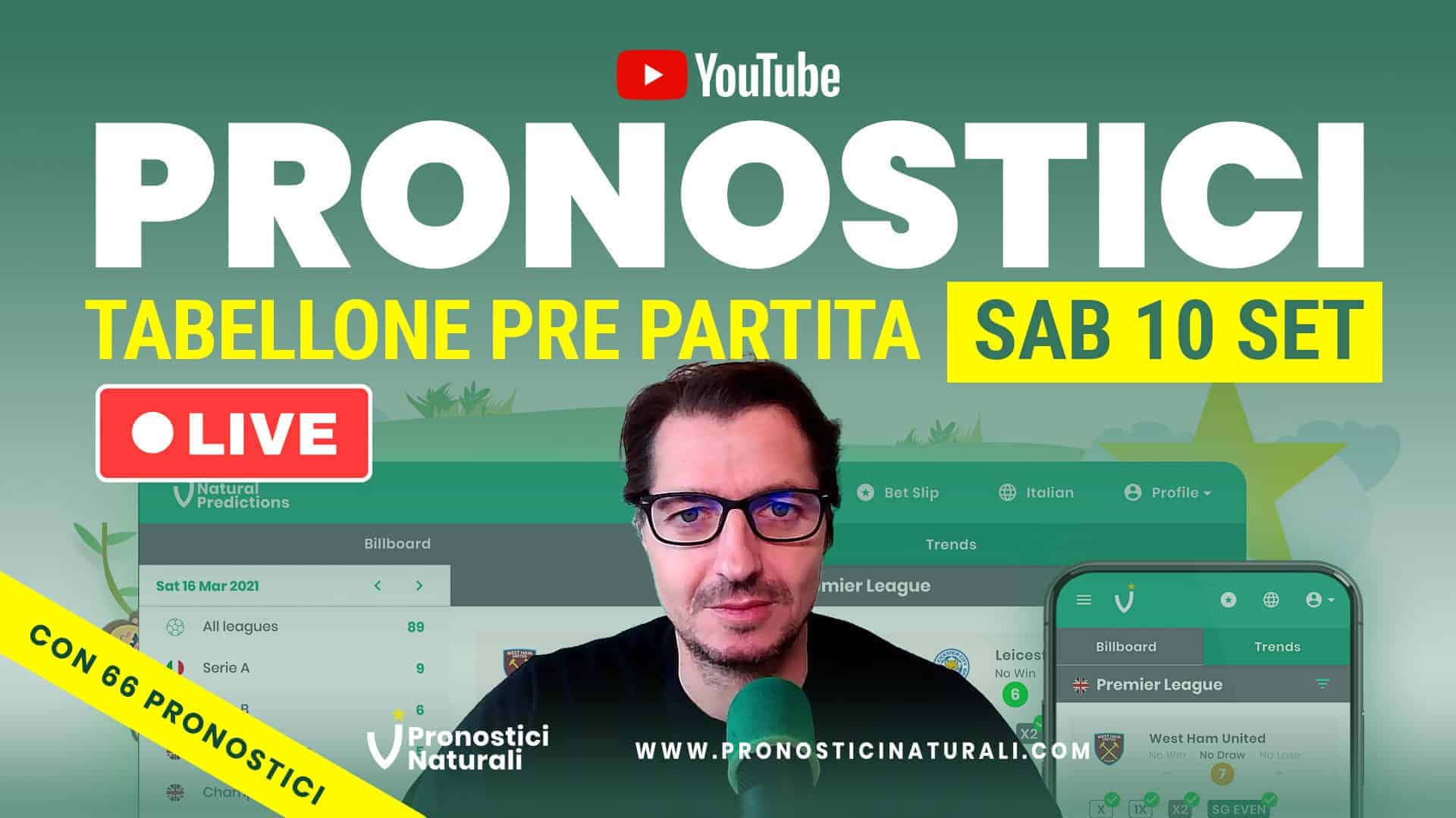 Pronostici Naturali Video Analisi Scommesse Betting Calcio Analisi Pre Partite Sabato 10 Settembre 2022