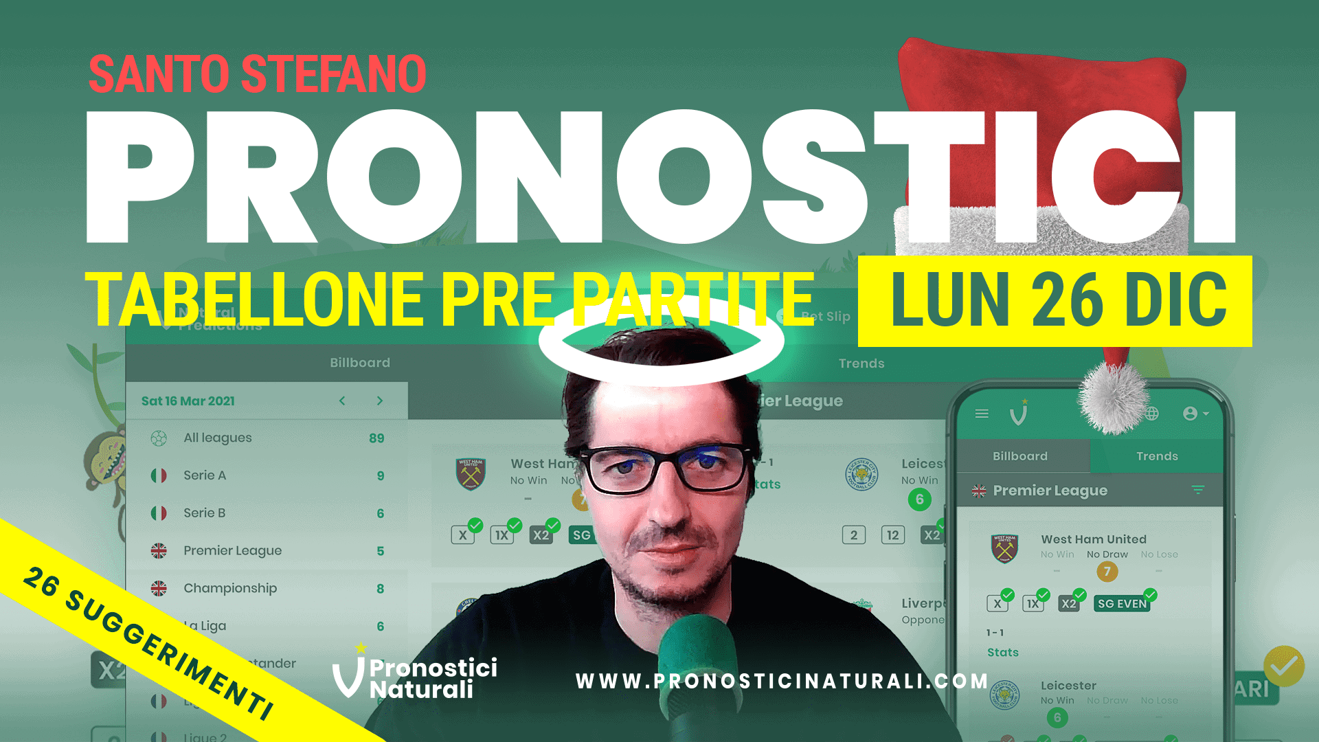 Pronostici Naturali Video Analisi Scommesse Betting Calcio Analisi Pre Partite Lun 26 Dicembre 2022