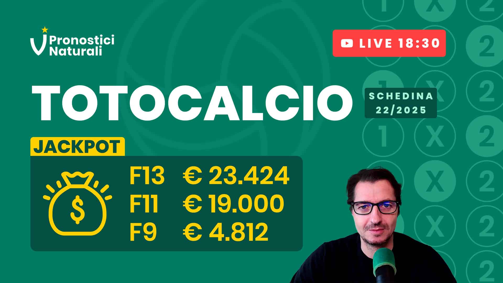 Pronostici Naturali Totocalcio 23 2025 Live Blog