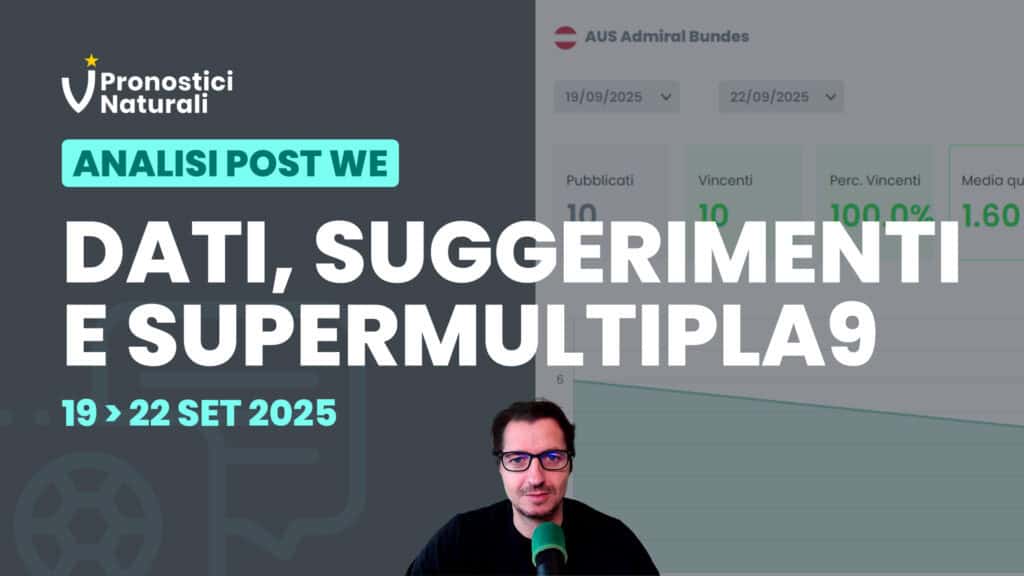 Pronostici Naturali Analisi Post 19-22 Settembre Blog