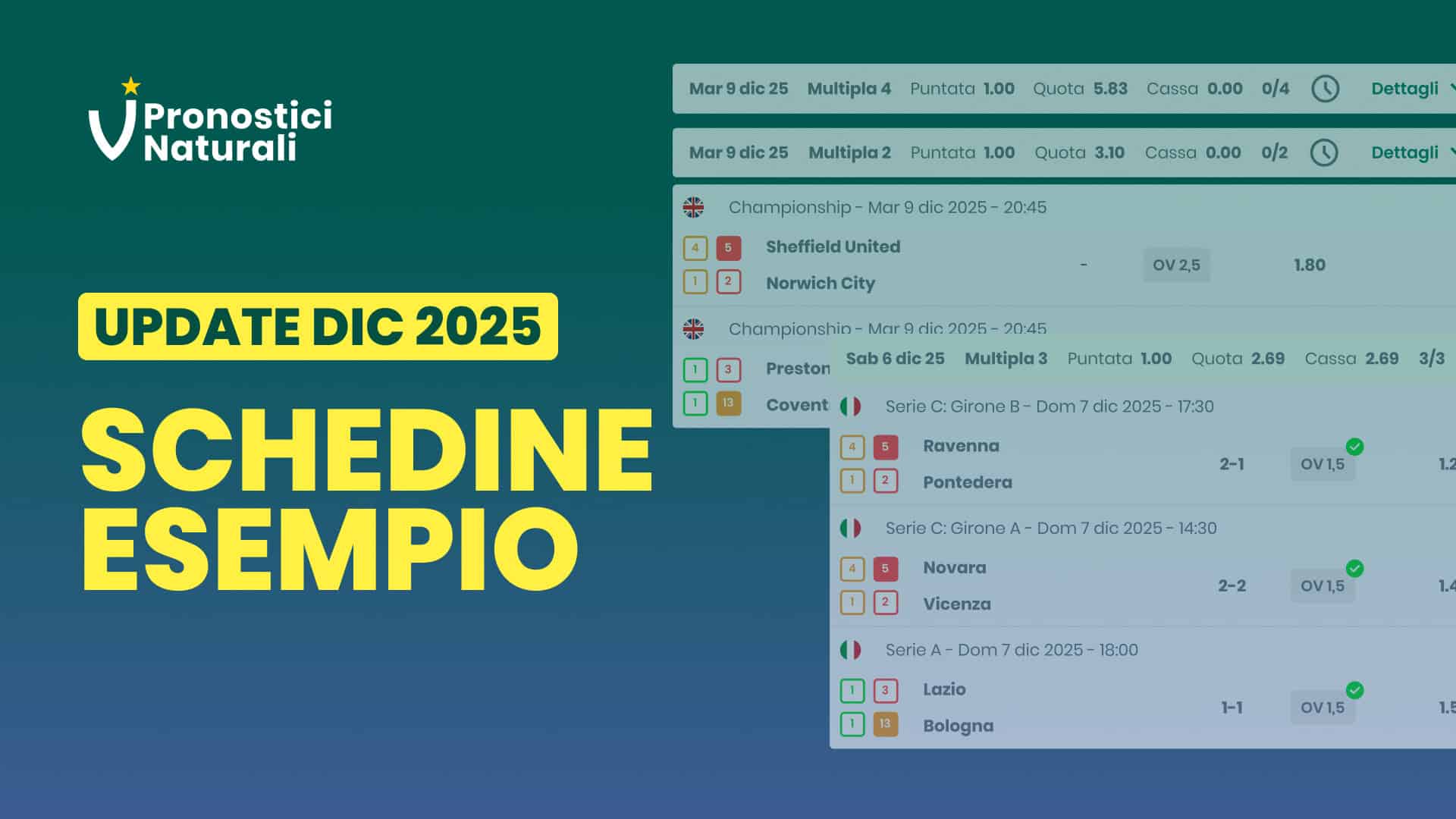 Natural Predictions Betting Slip Update Example
